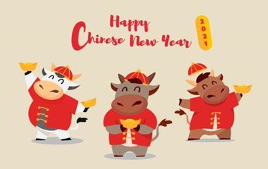 The Best Wish to the Year of Ox